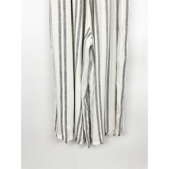 UA Silence + Noise Jackson Strapless Culotte Romper Striped Size Medium - Picture 6 of 7